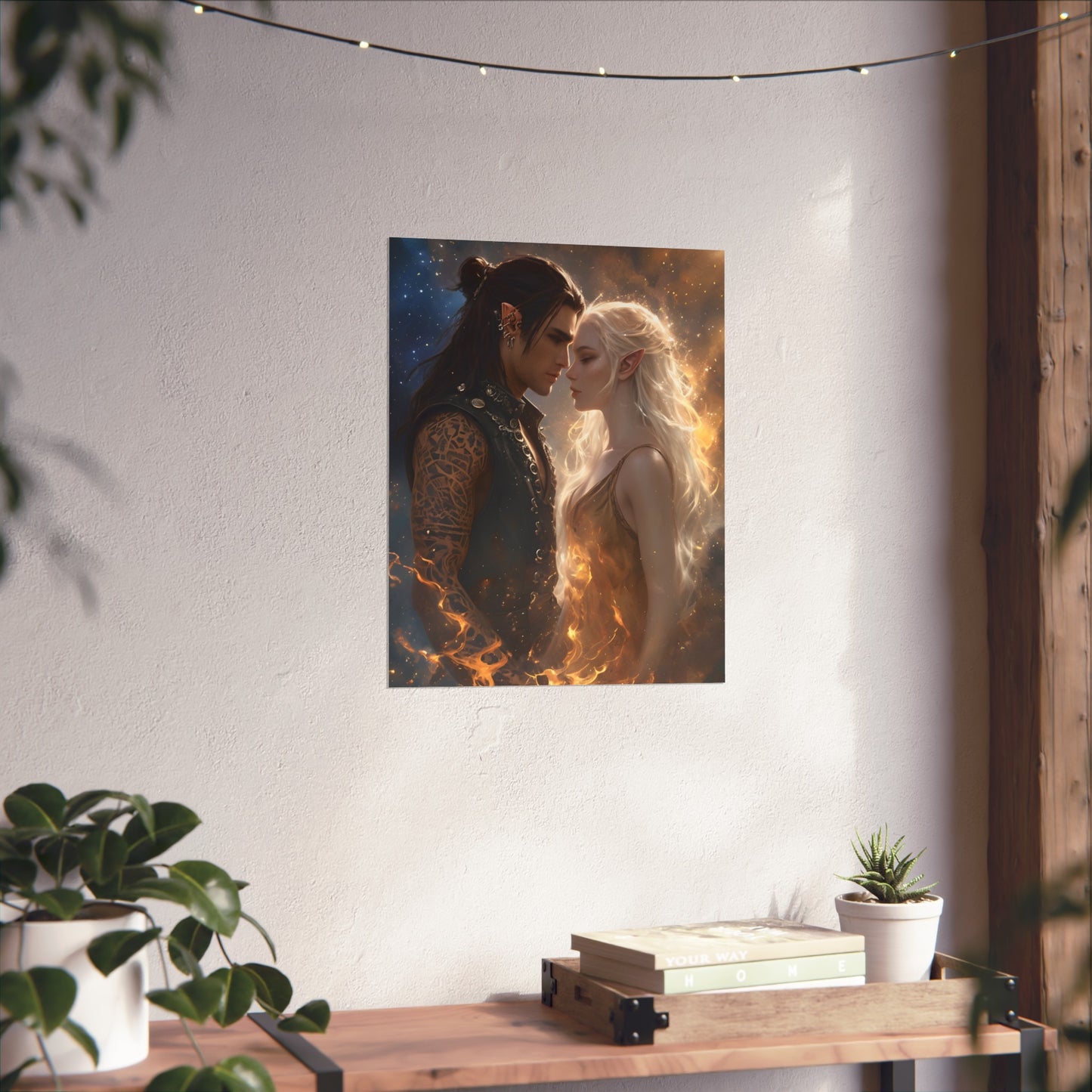 Ruhn & Lidia - Crescent City Fan Art Poster