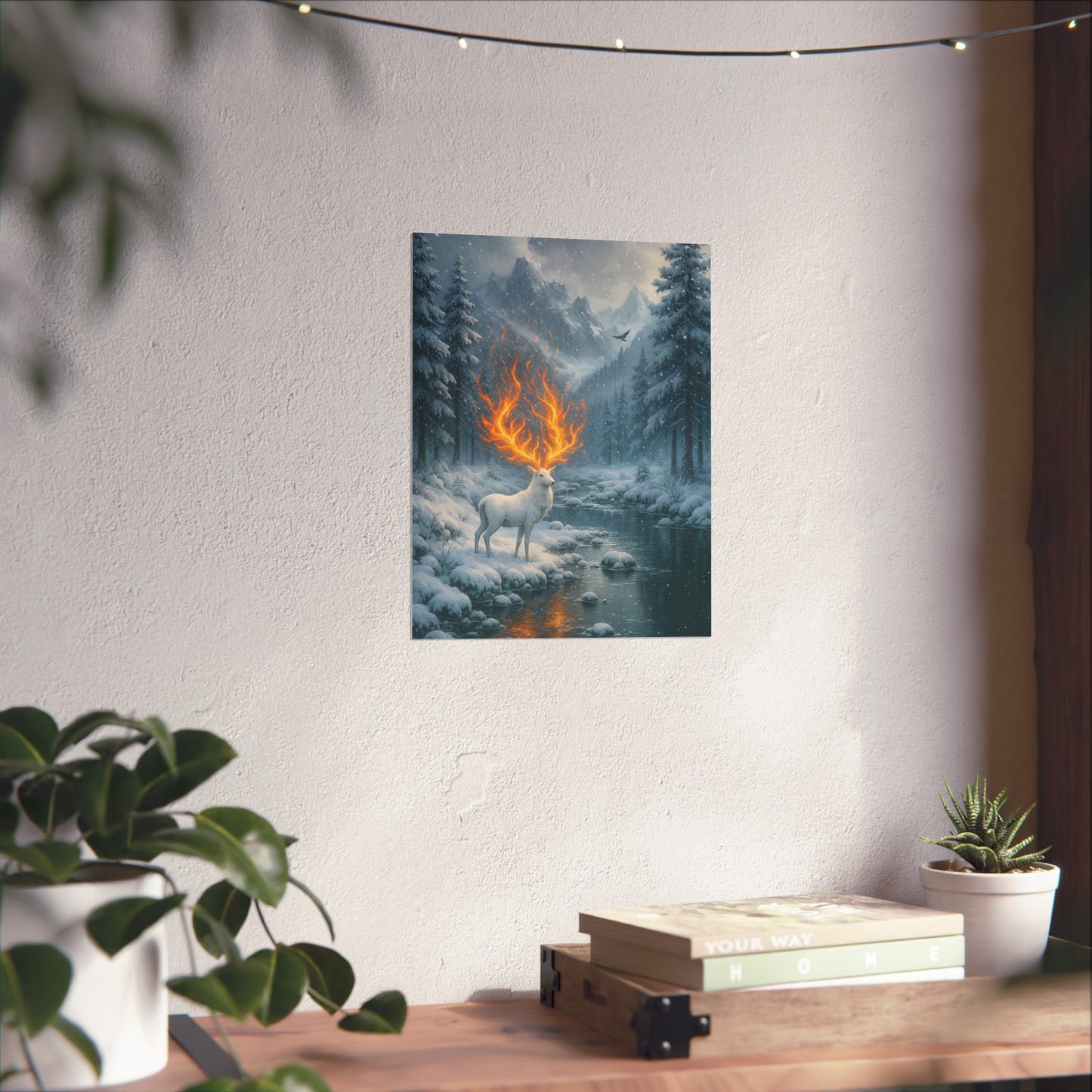 The Lord of the North - White Stag Poster