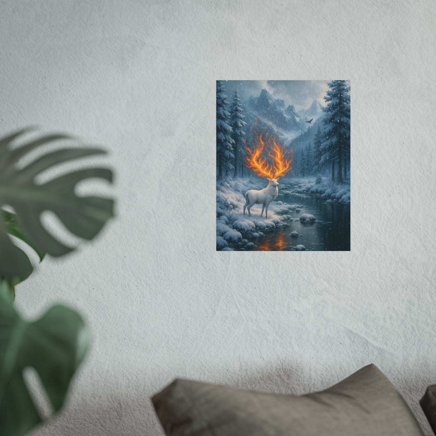 The Lord of the North - White Stag Poster