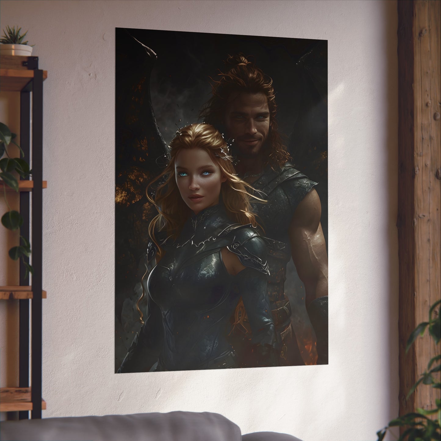 Nesta and Cassian Wall Art