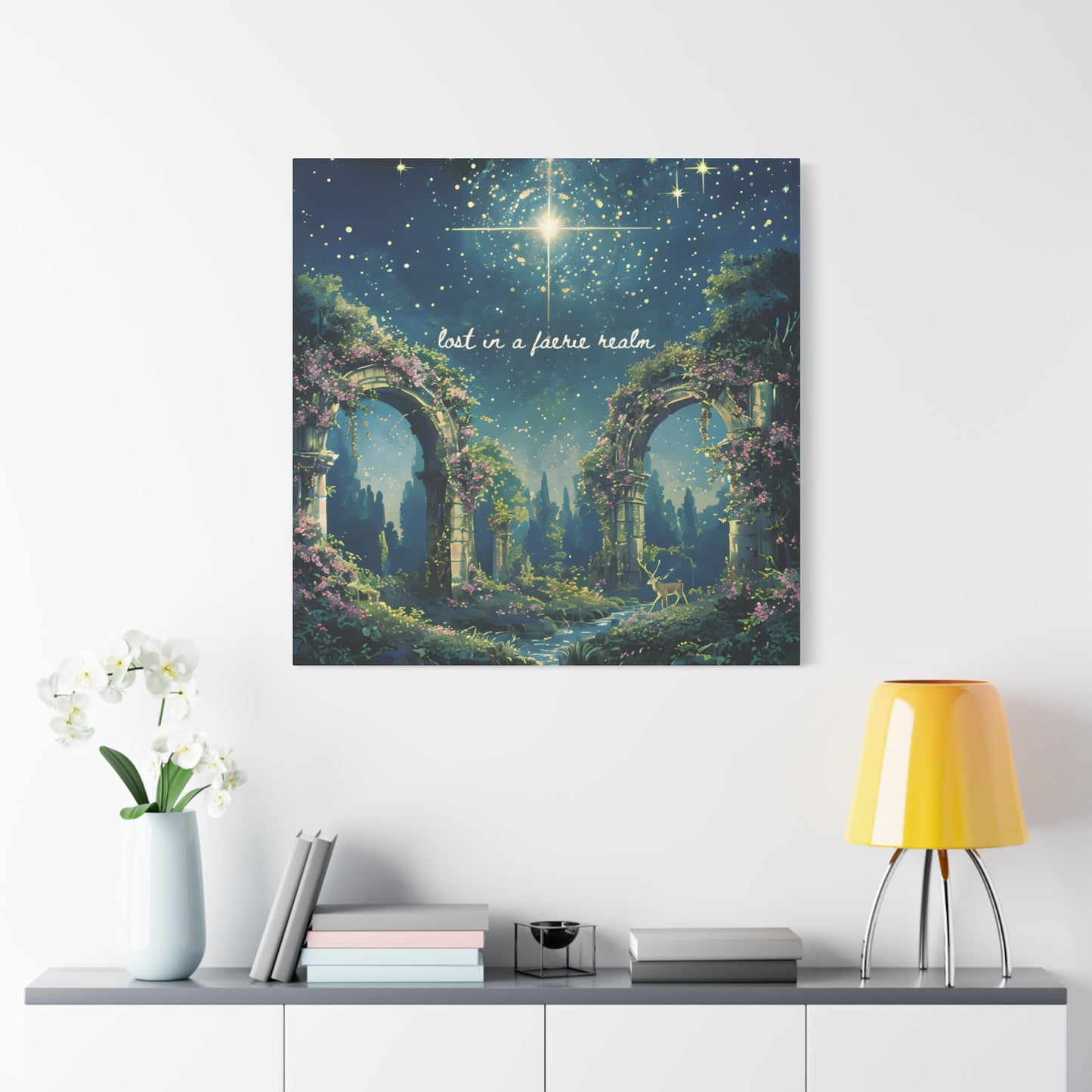 Lost in a Faerie Realm - Spring Court Wall Art Print