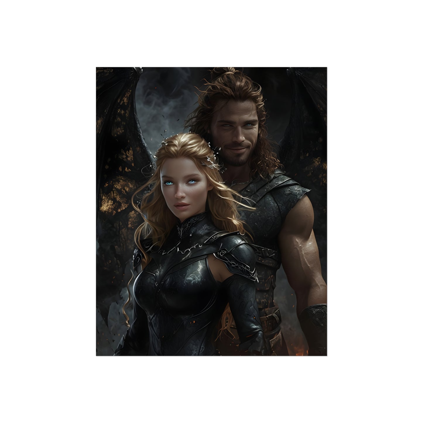 Nesta and Cassian Wall Art
