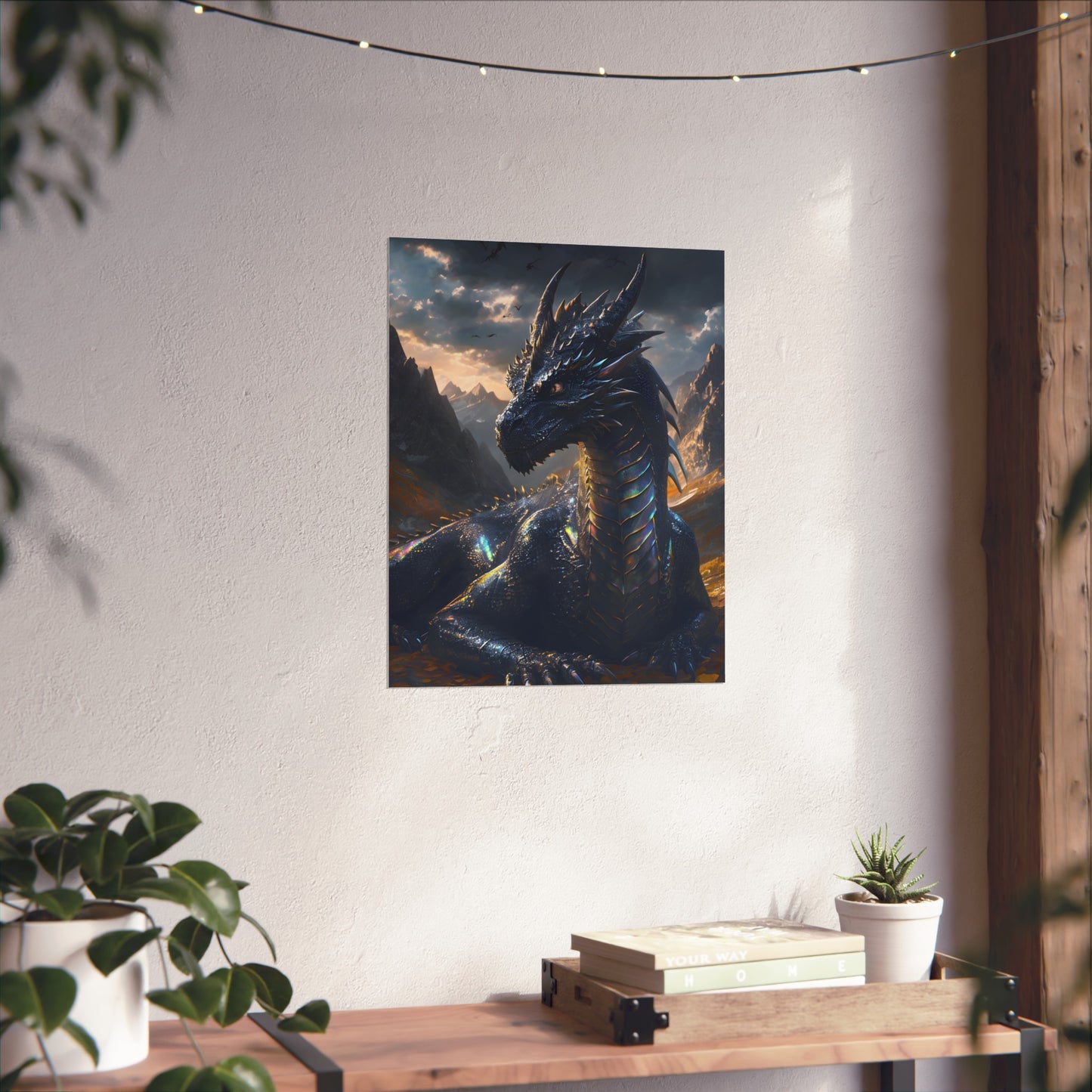 Onyx Storm Fan Art Poster - Reading Corner Decor