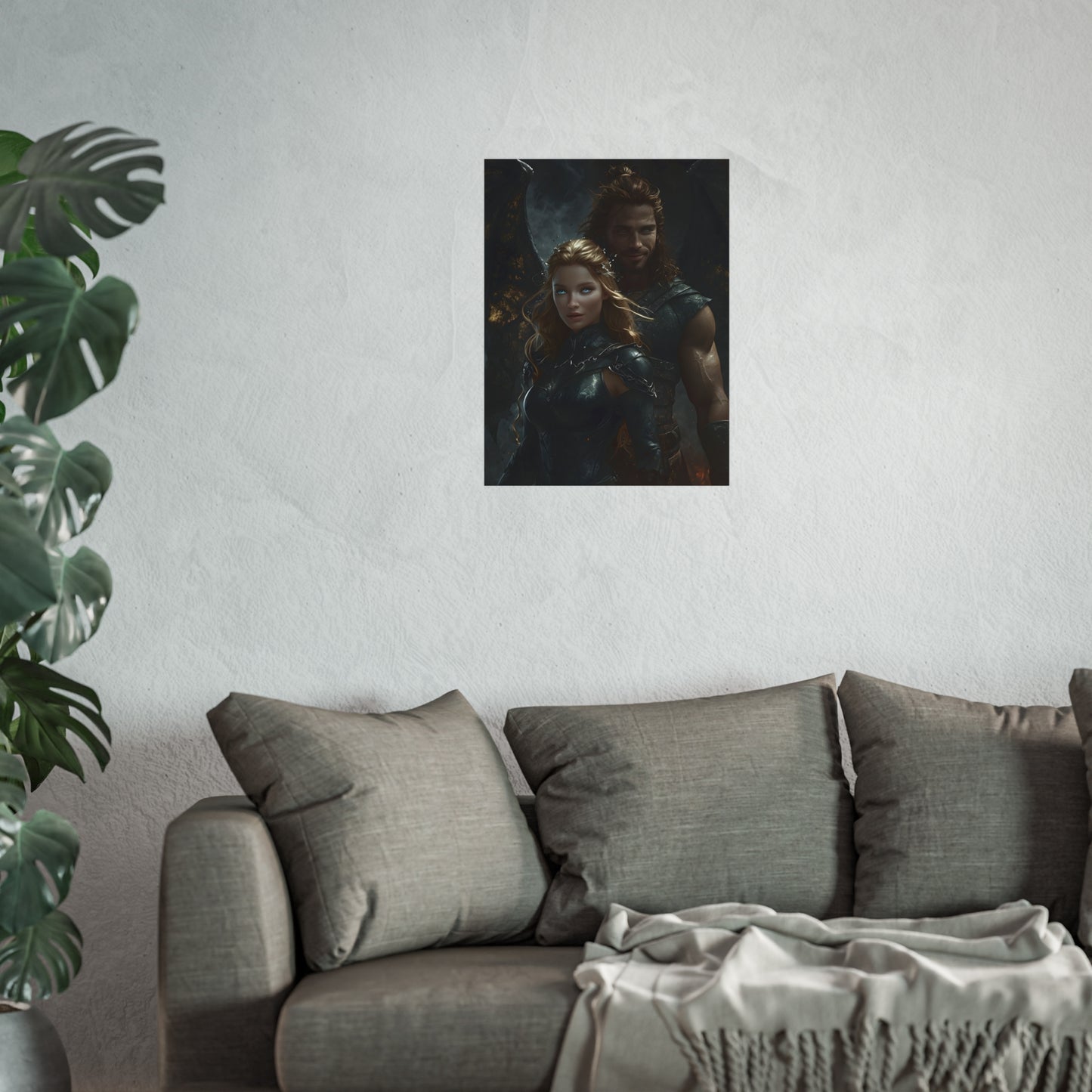 Nesta and Cassian Wall Art