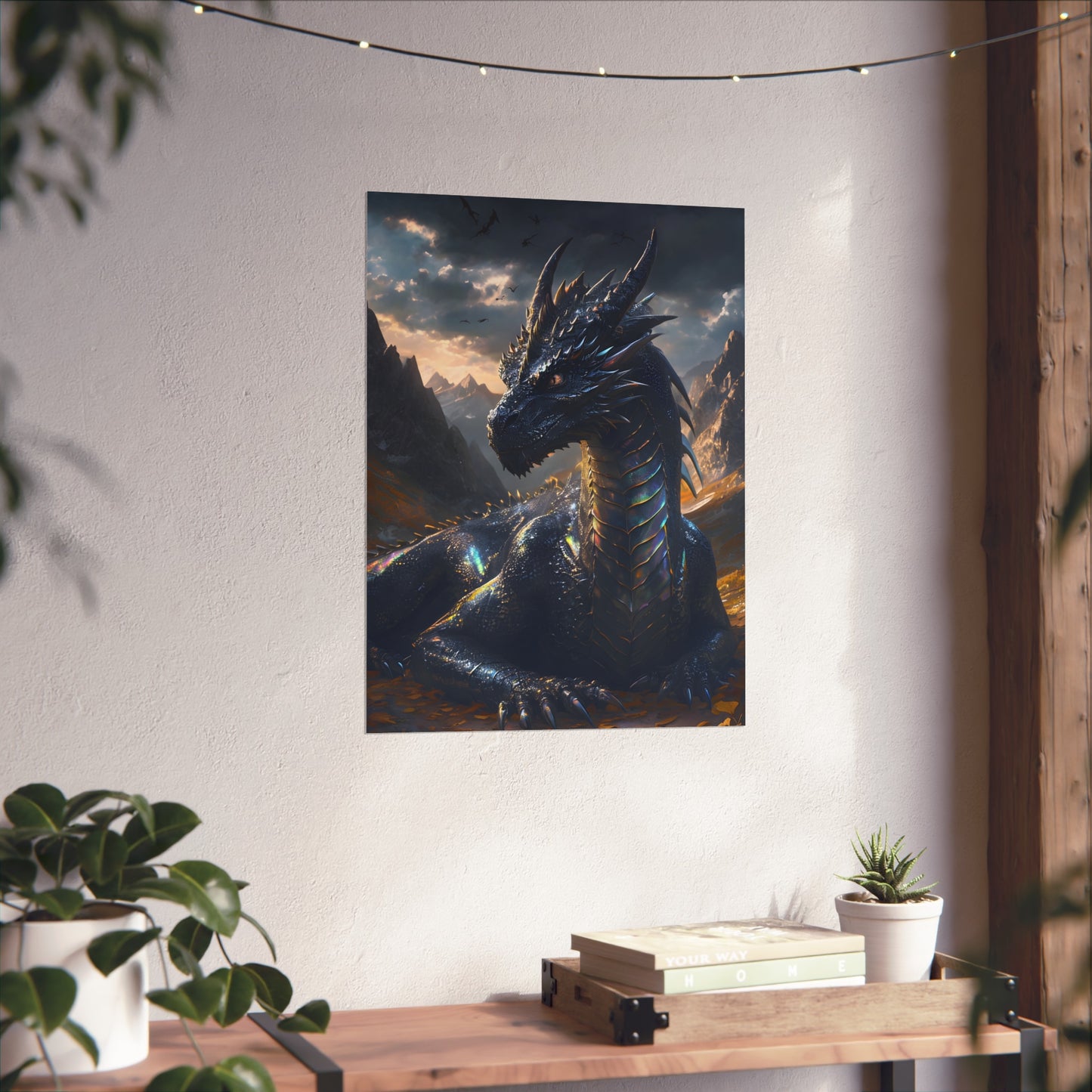 Onyx Storm Fan Art Poster - Reading Corner Decor