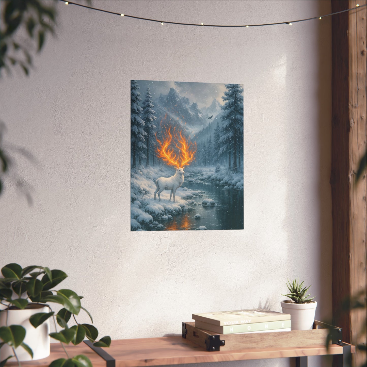 The Lord of the North - White Stag Poster