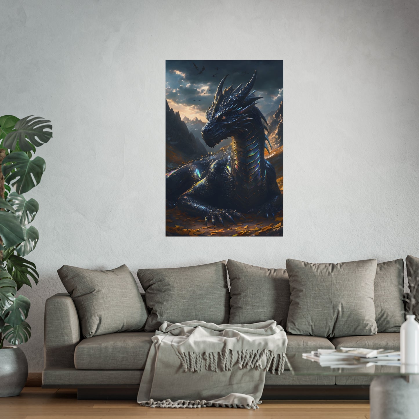 Onyx Storm Fan Art Poster - Reading Corner Decor