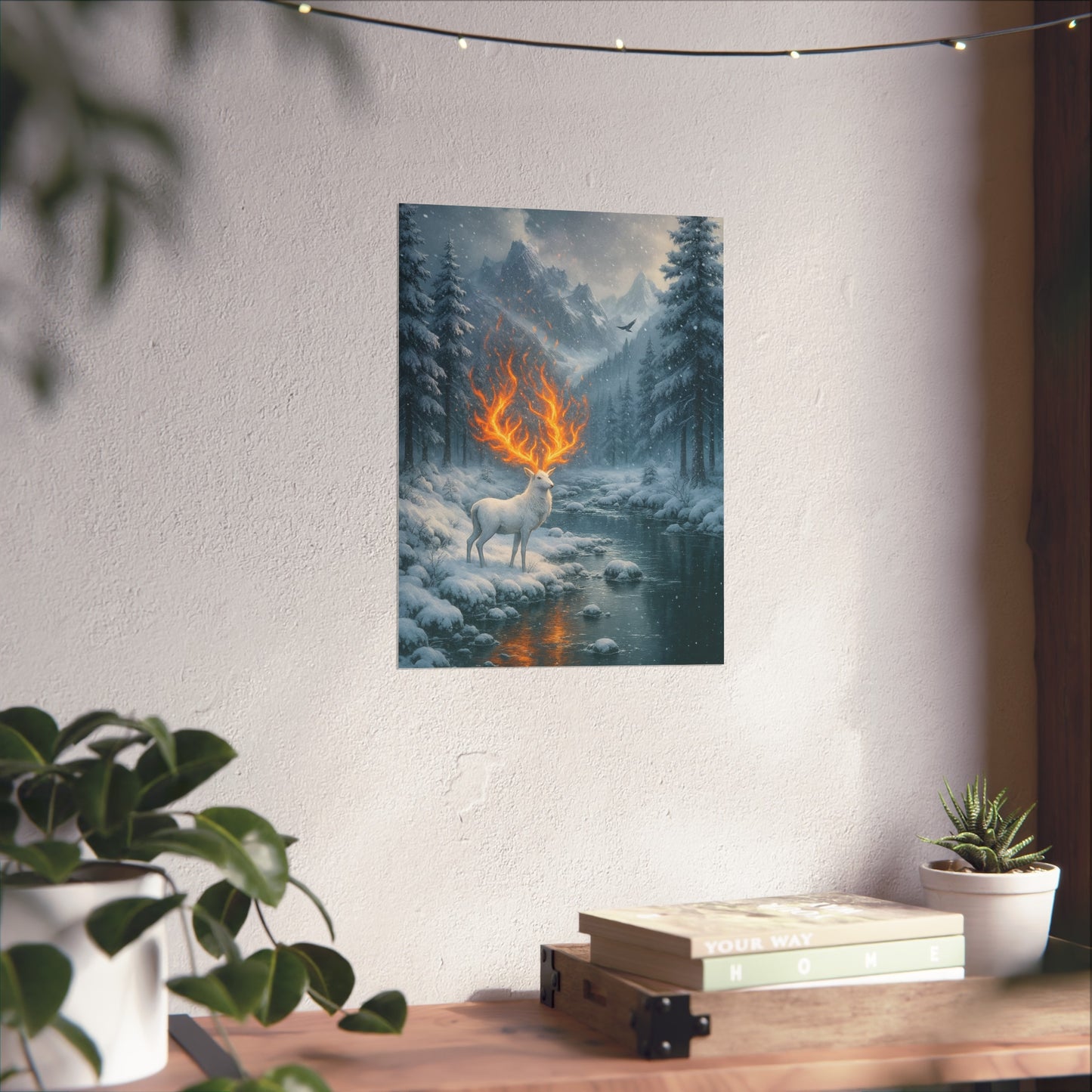 The Lord of the North - White Stag Poster