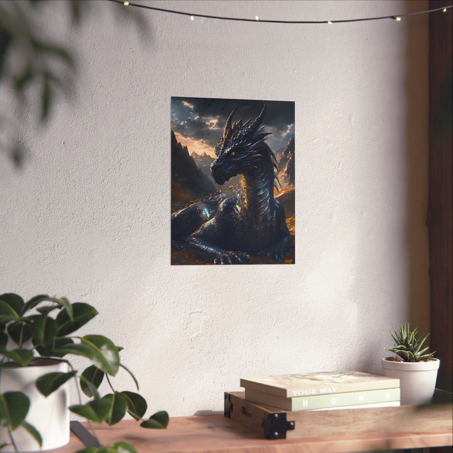 Onyx Storm Fan Art Poster - Reading Corner Decor