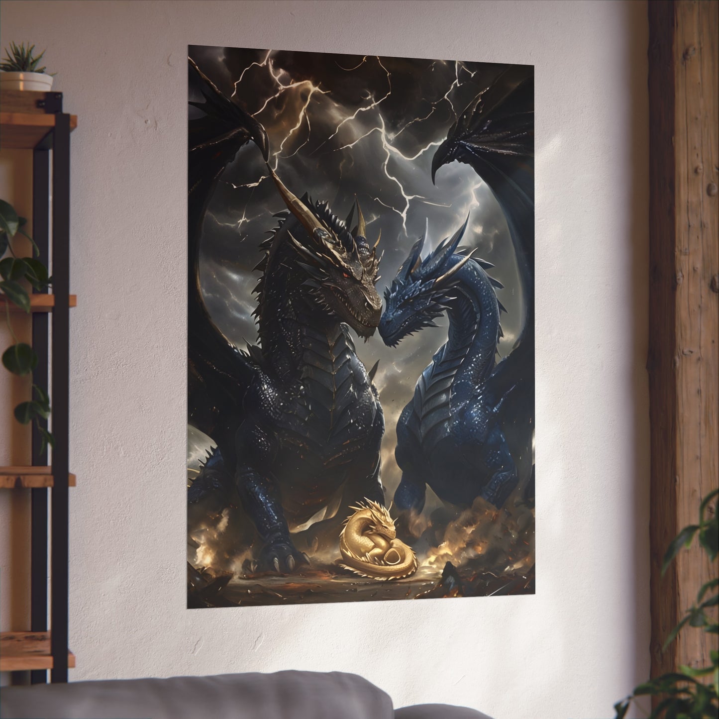 Fourth Wing Dragons - Tairn, Sgayel and Andarna Fan Art